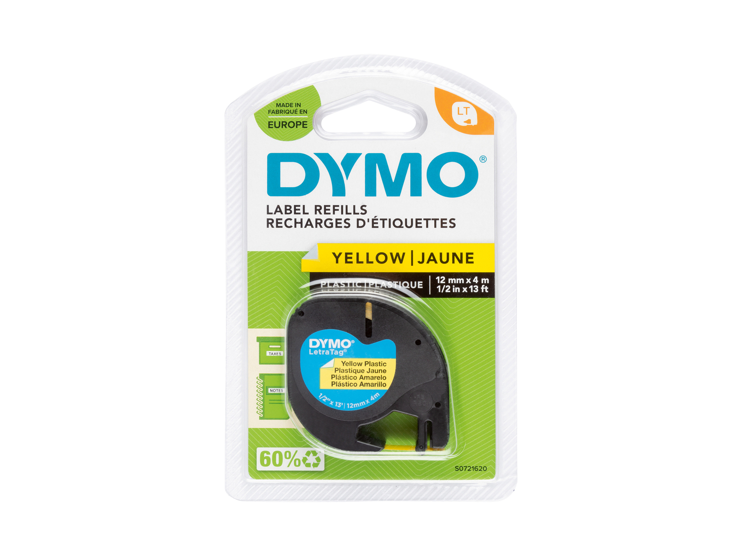 Nastro di ricambio per etichettatrice Dymo, prezzo 5.99 &#8364; 
- 12 mm x 4 ...