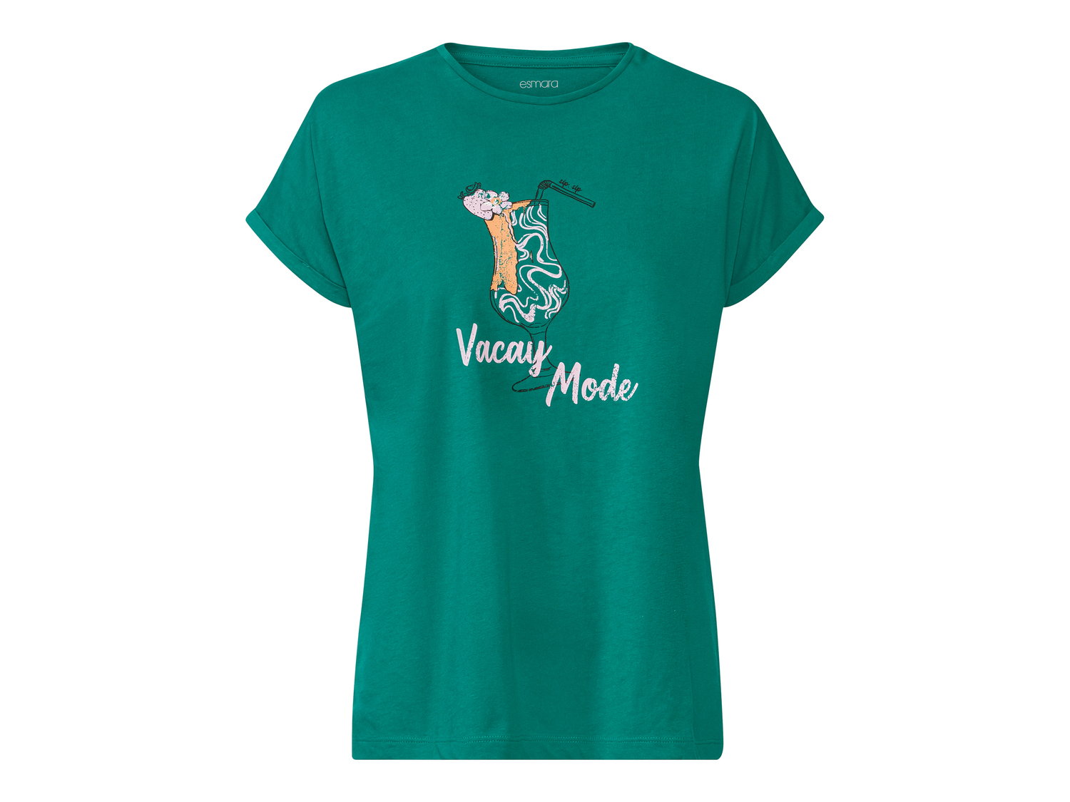 T-shirt da donna Esmara, prezzo 4.99 &#8364; 
Misure: S-L 
- 
Puro cotone
Taglie ...
