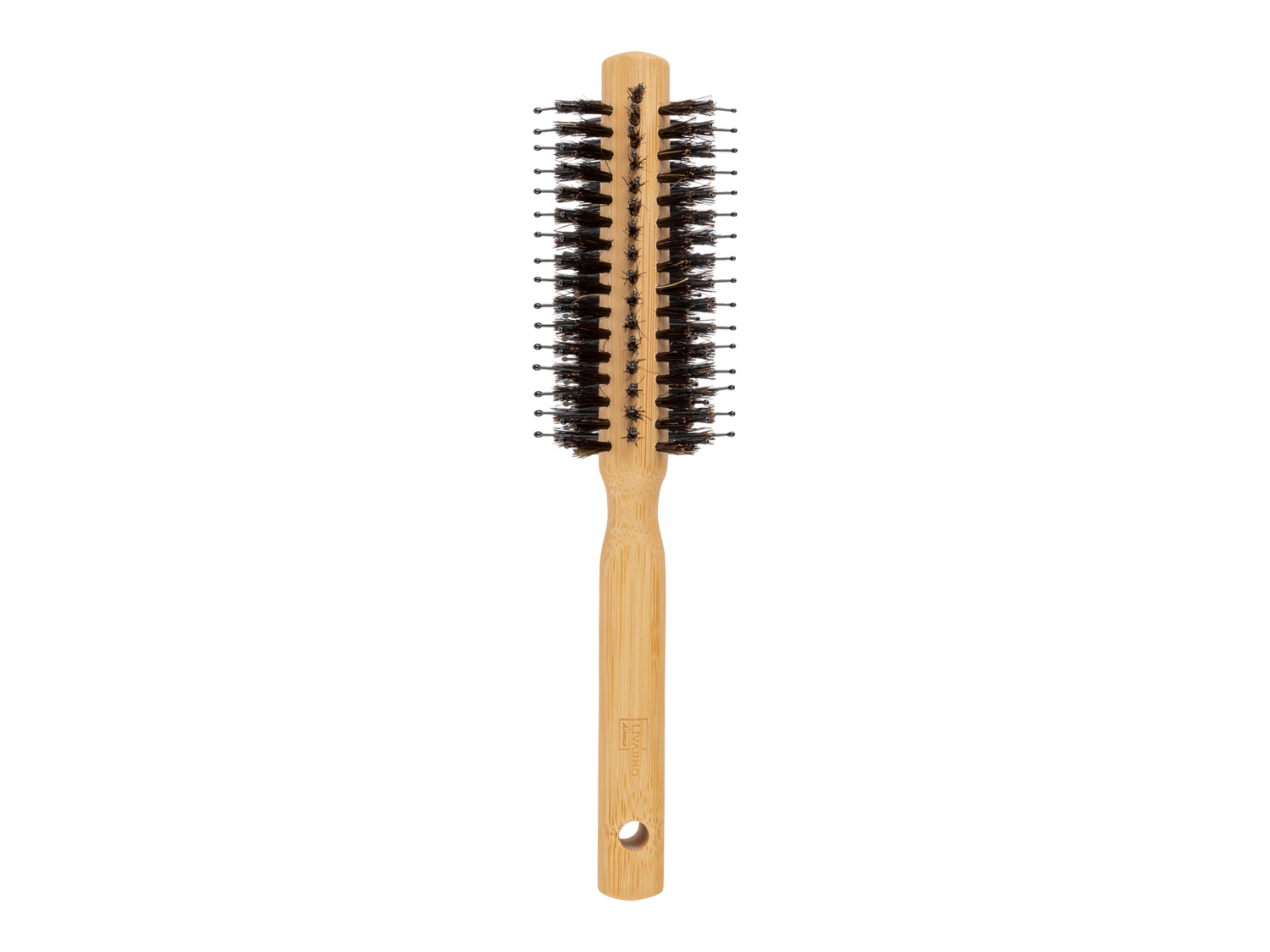 Spazzola per capelli in bambù Livarno, prezzo 3.49 &#8364; 
- Manico in 100% ...