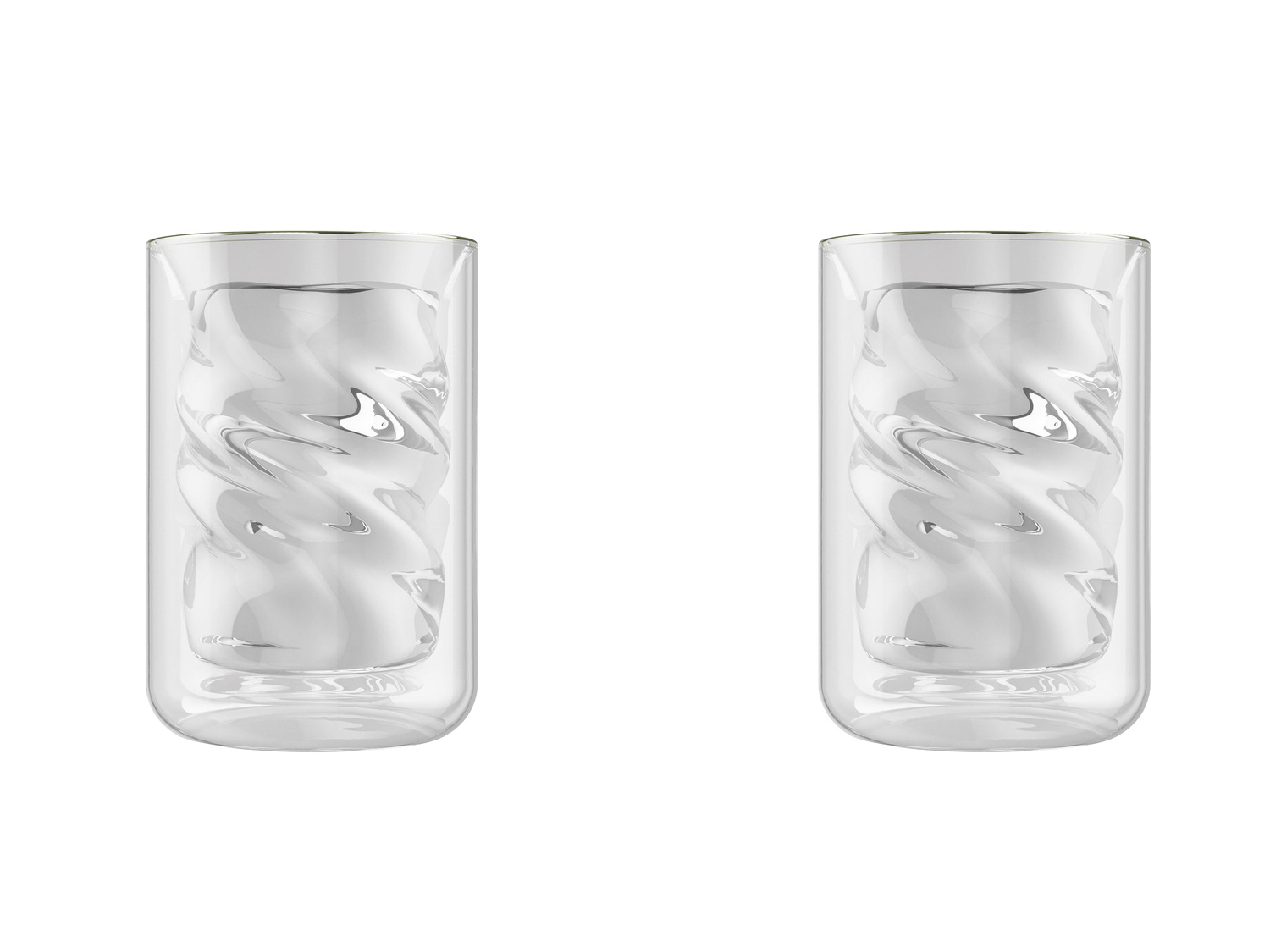 Bicchieri a doppia parete Ernesto, prezzo 9.99 &#8364; 
2 pezzi 
- In vetro ...
