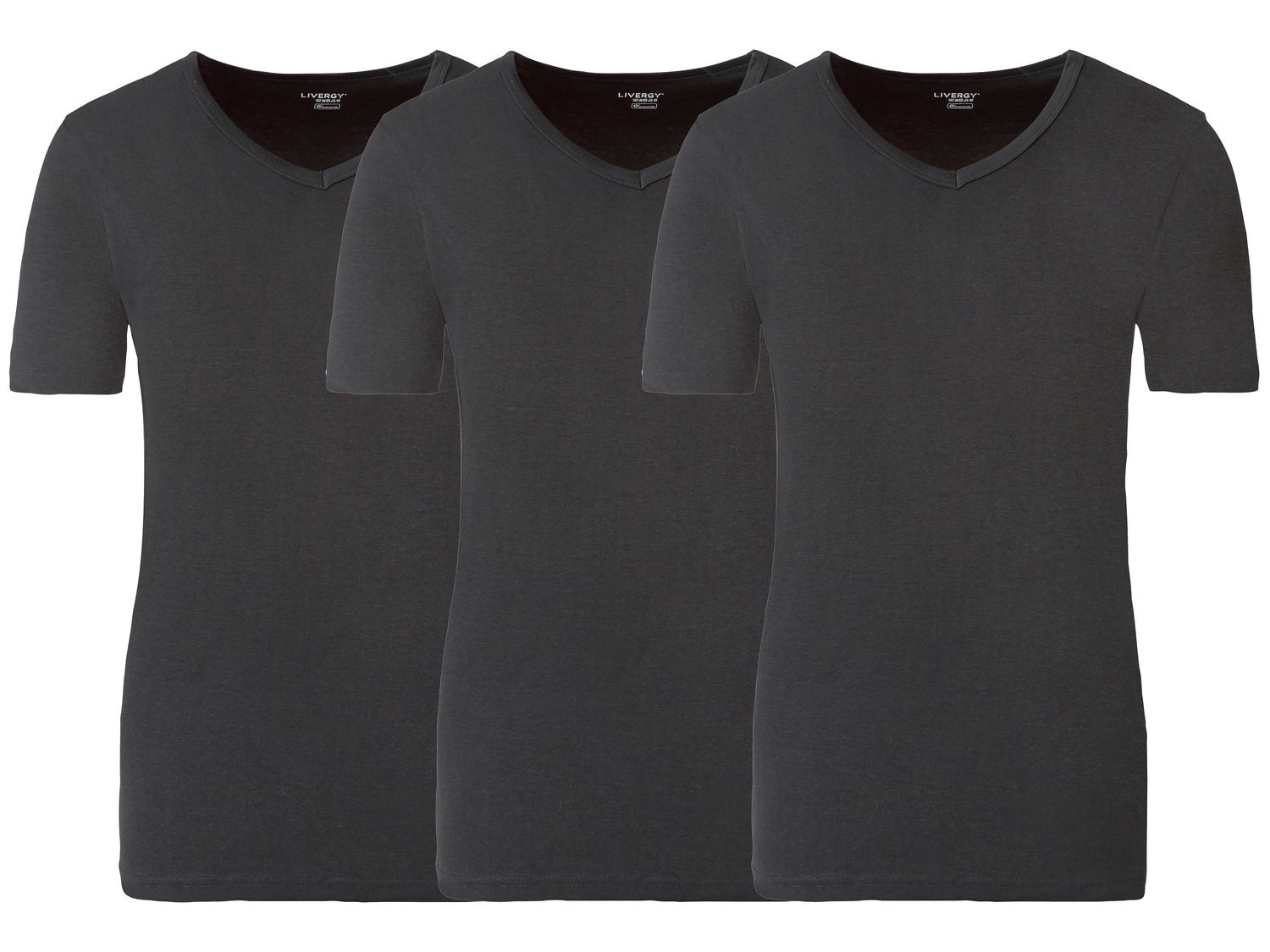 T-Shirt intima da uomo Livergy, prezzo 9.99 &#8364; 
3 pezzi - Misure: S-L 
- ...