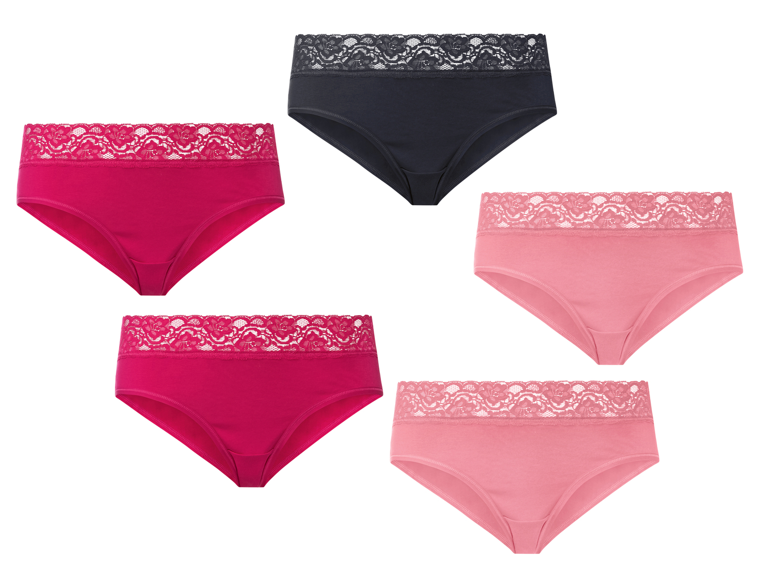 Levao 6 Slip In Cotone Con Pizzo Donna – Mutandine Morbide Traspiranti Taglie S-XXL