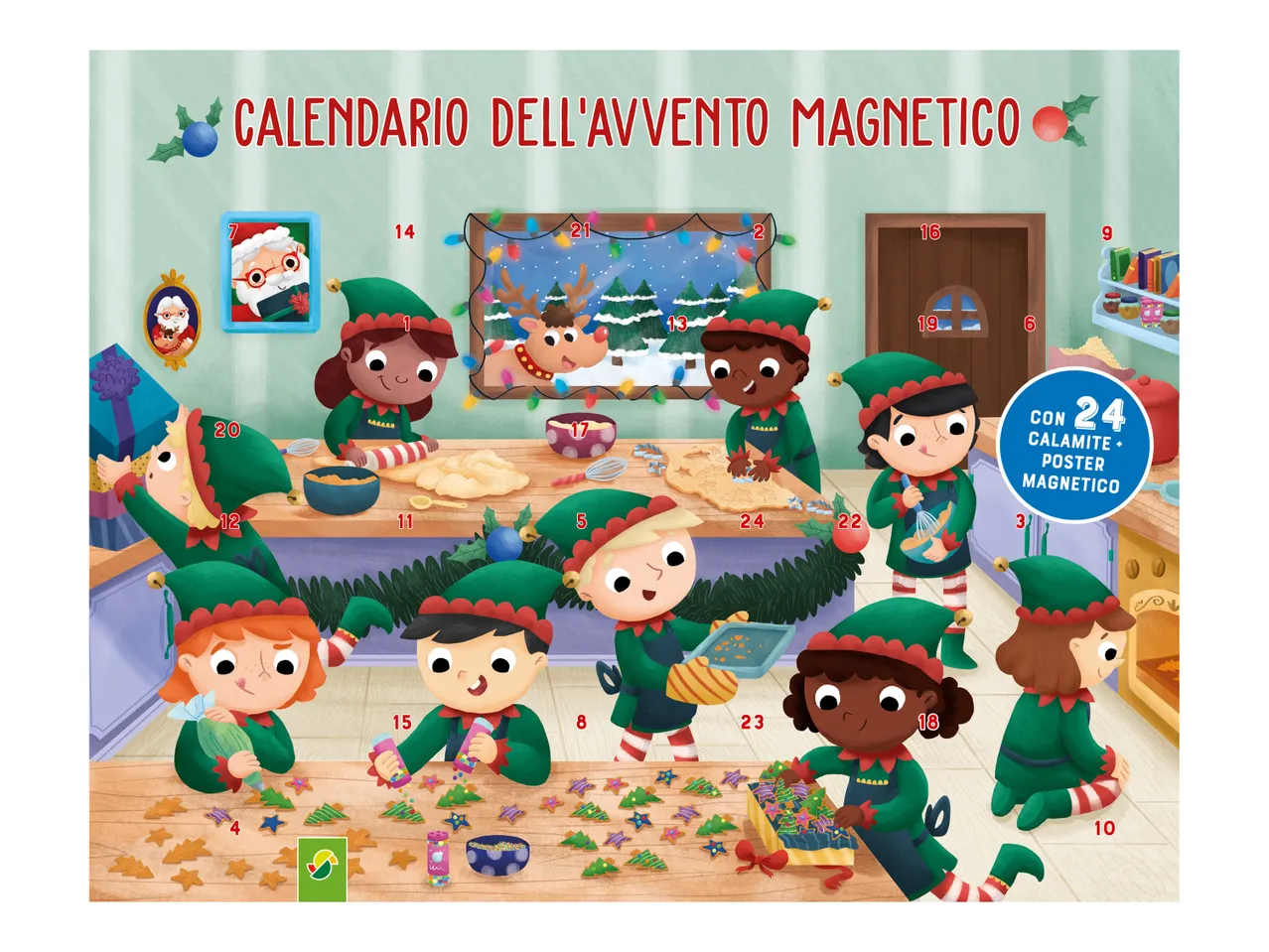 Calendario dell&#x27;avvento magnetico , prezzo 7,99 EUR 
Calendario dell&#039;avvento ...