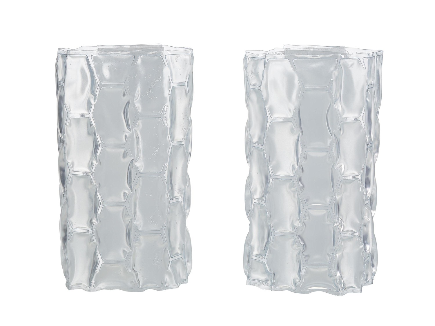 Borsa portabottiglie refrigerante o accumulatore di freddo flessibile, 2 pezzi , ...