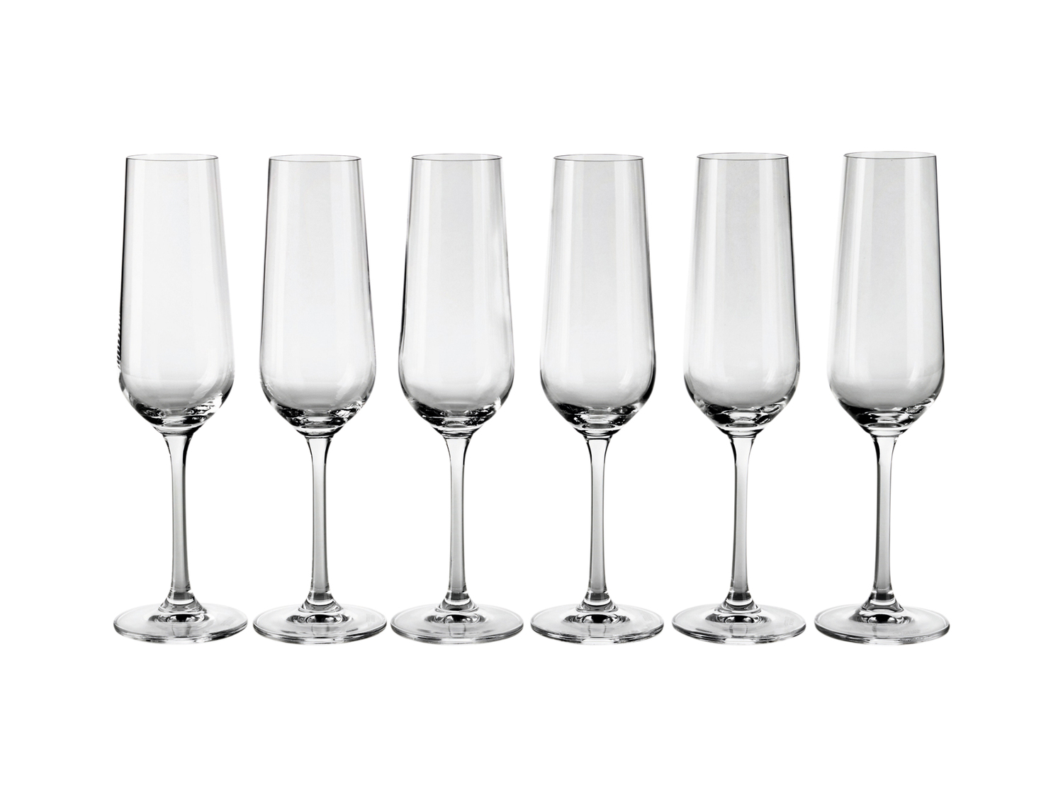 Bicchieri Ernesto, le prix 9.99 &#8364; 
6 pezzi 
- Per spumante: 215 ml
- ...