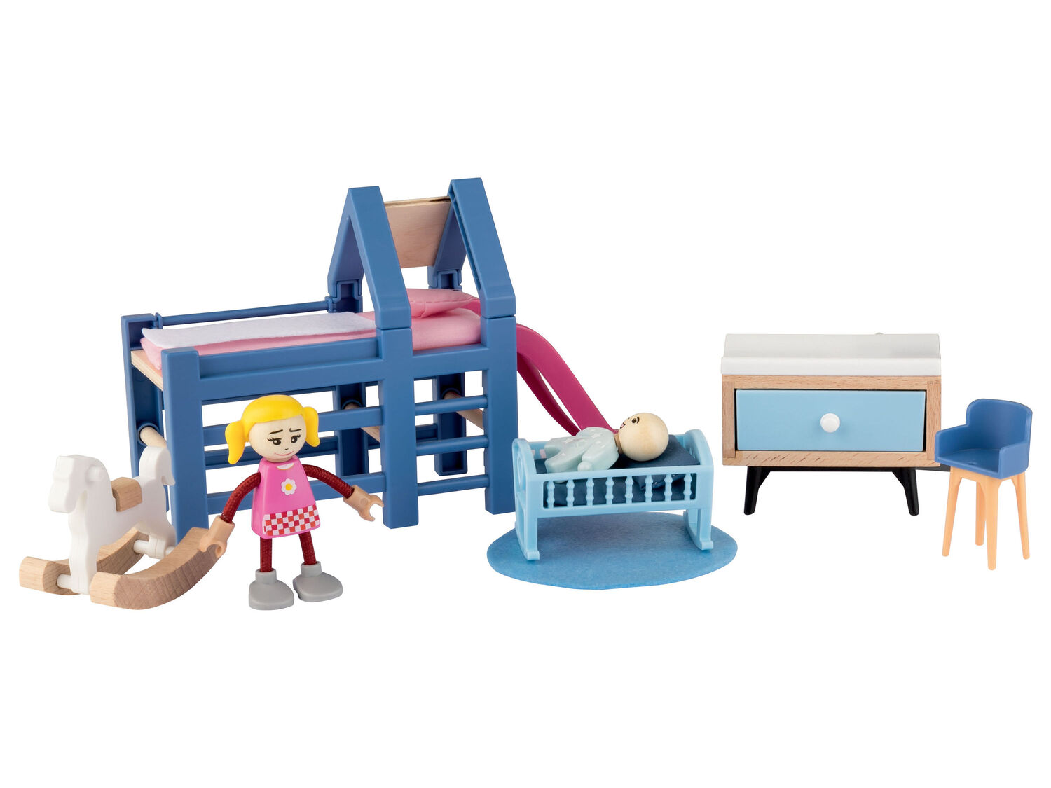 Set mobili in miniatura o set personaggi per casa delle bambole Playtive, prezzo ...