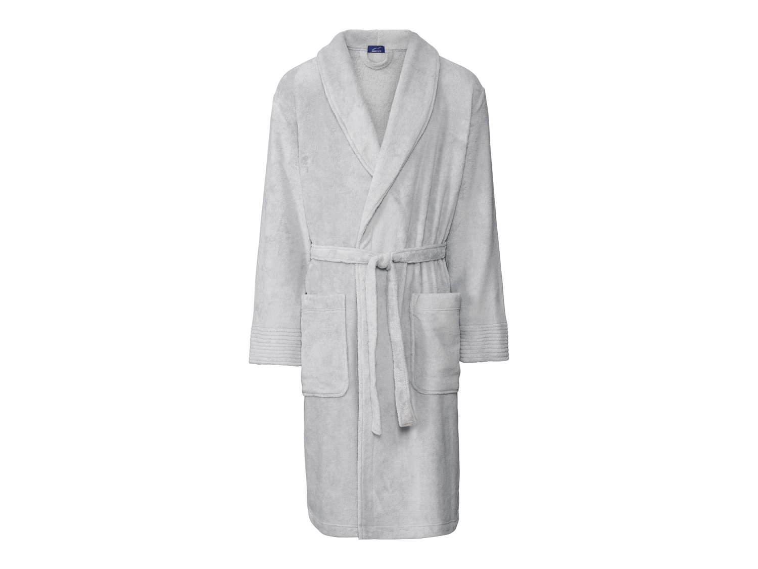Vellux Accappatoio In Morbido Pile Visone Tranciato, Taglia Unica, 100% Poliestere, Lavabile – Colore: Grigio Antracite