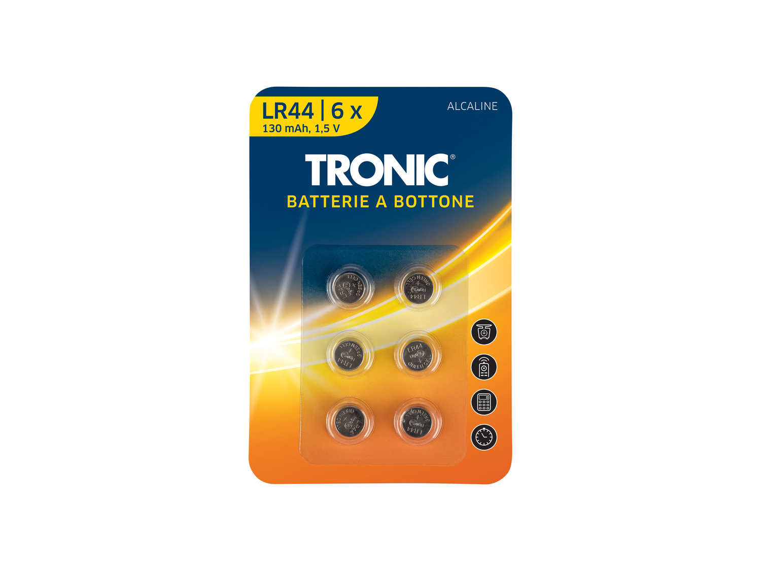 Batterie a bottone Tronic, prezzo 0.99 &#8364;  
6 pezzi
Caratteristiche