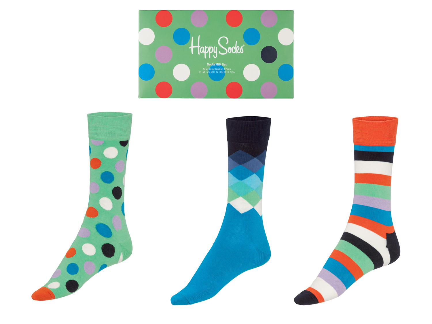 Calze Happy Socks Happy-socks, prezzo 12.99 &#8364; 
3 paia - Misure: 36-46 ...
