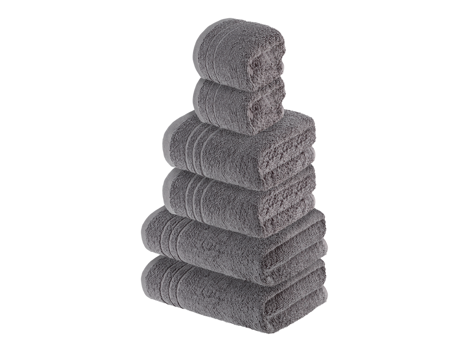 Set asciugamani Livarno, prezzo 12.99 &#8364; 
6 pezzi 
- 2 teli doccia 65 x ...