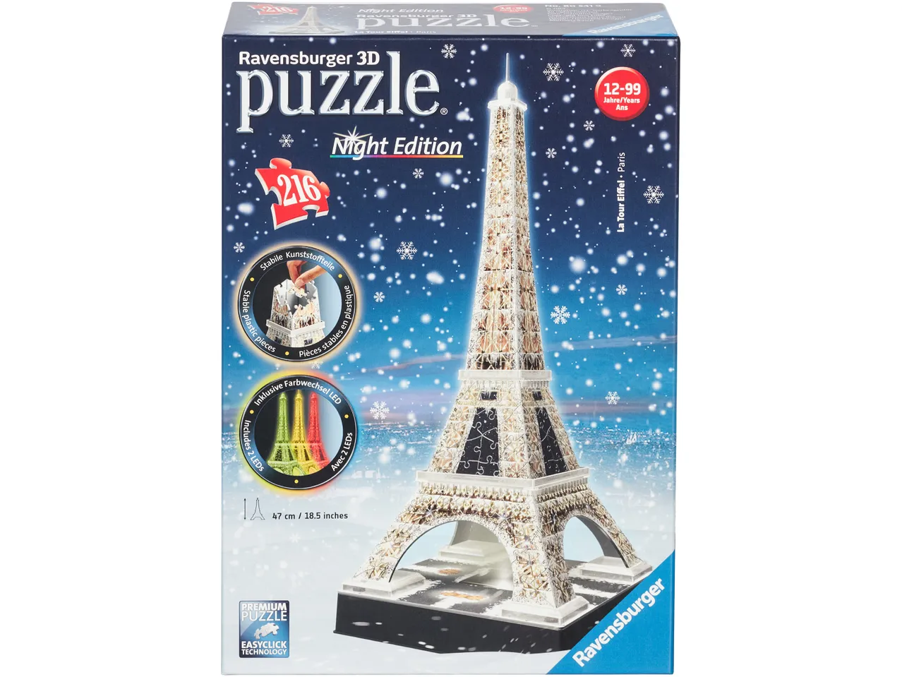 Puzzle 3D con LED , prezzo 19.99 EUR 
Puzzle 3D con LED 216 pezzi 
A scelta fra
- ...