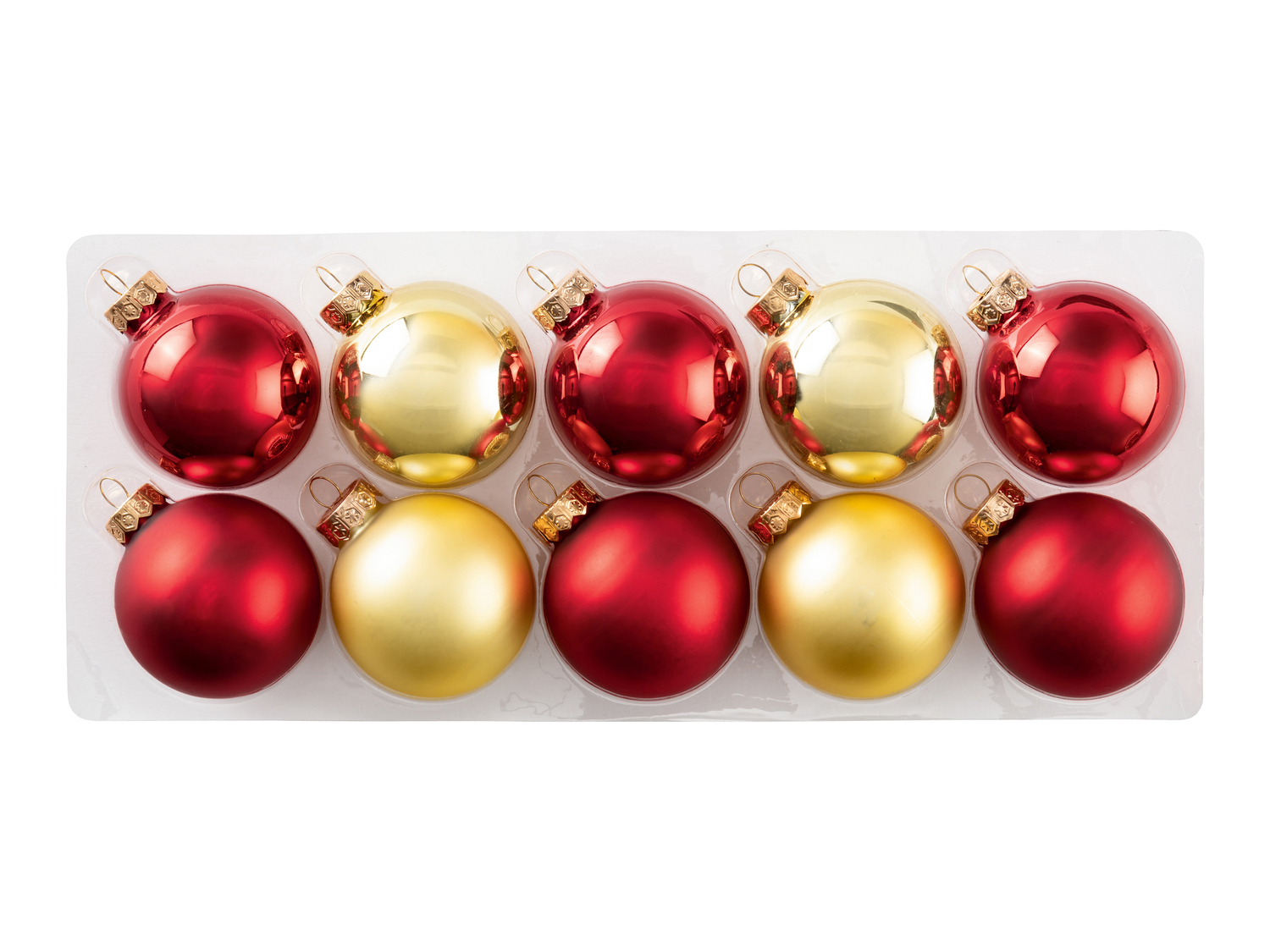 Palline natalizie in vetro Livarno, prezzo 2.49 &#8364; 
10 o 24 pezzi 
- &Oslash; ...