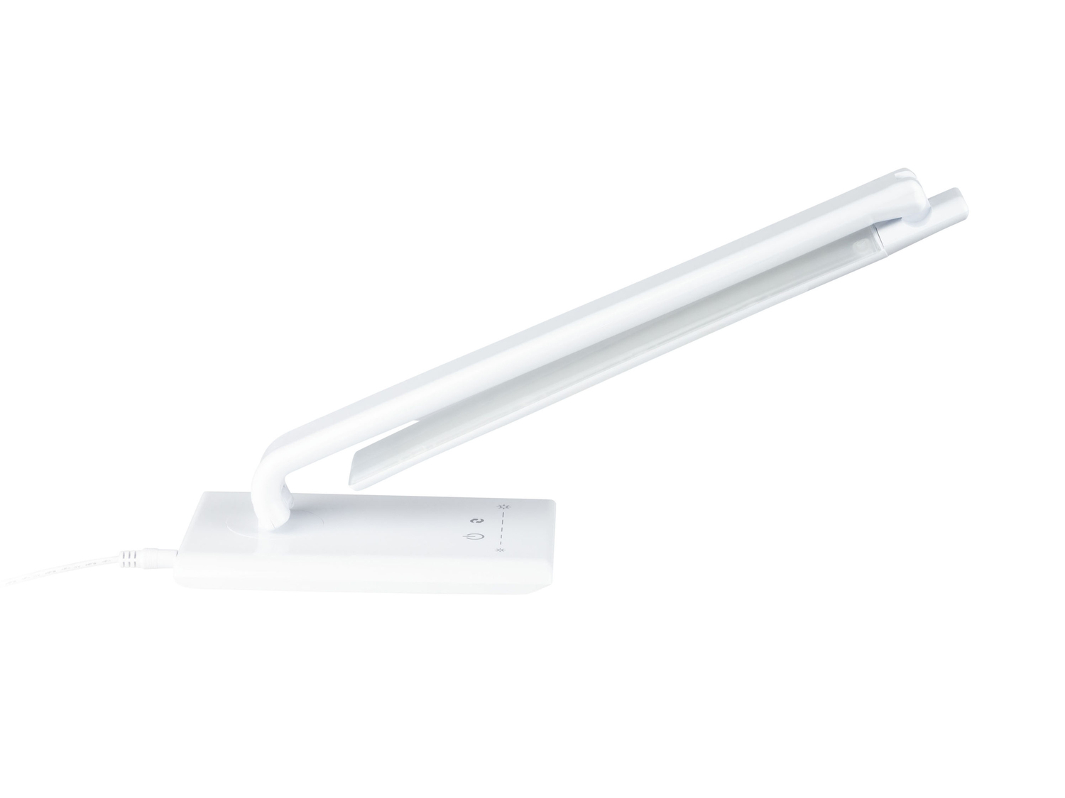 Lampada LED da tavolo Livarno Lux, prezzo 19.99 € 
- Con porta USB e pannello ...