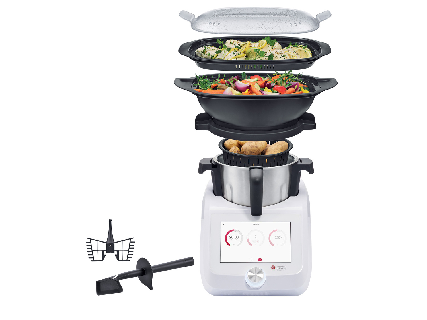 Robot da cucina multifunzione Monsieur Cuisine Smart Monsieur-cuisine-smart, prezzo ...