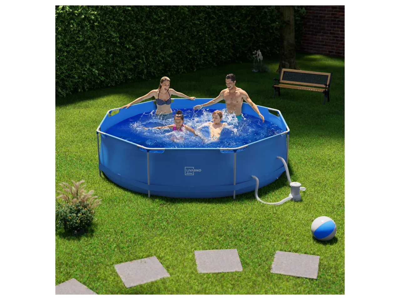 Piscina con struttura in metallo con , prezzo 99 EUR